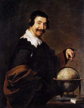 portrait Tableau Peinture - Portrait de Démocrite Diego Velázquez